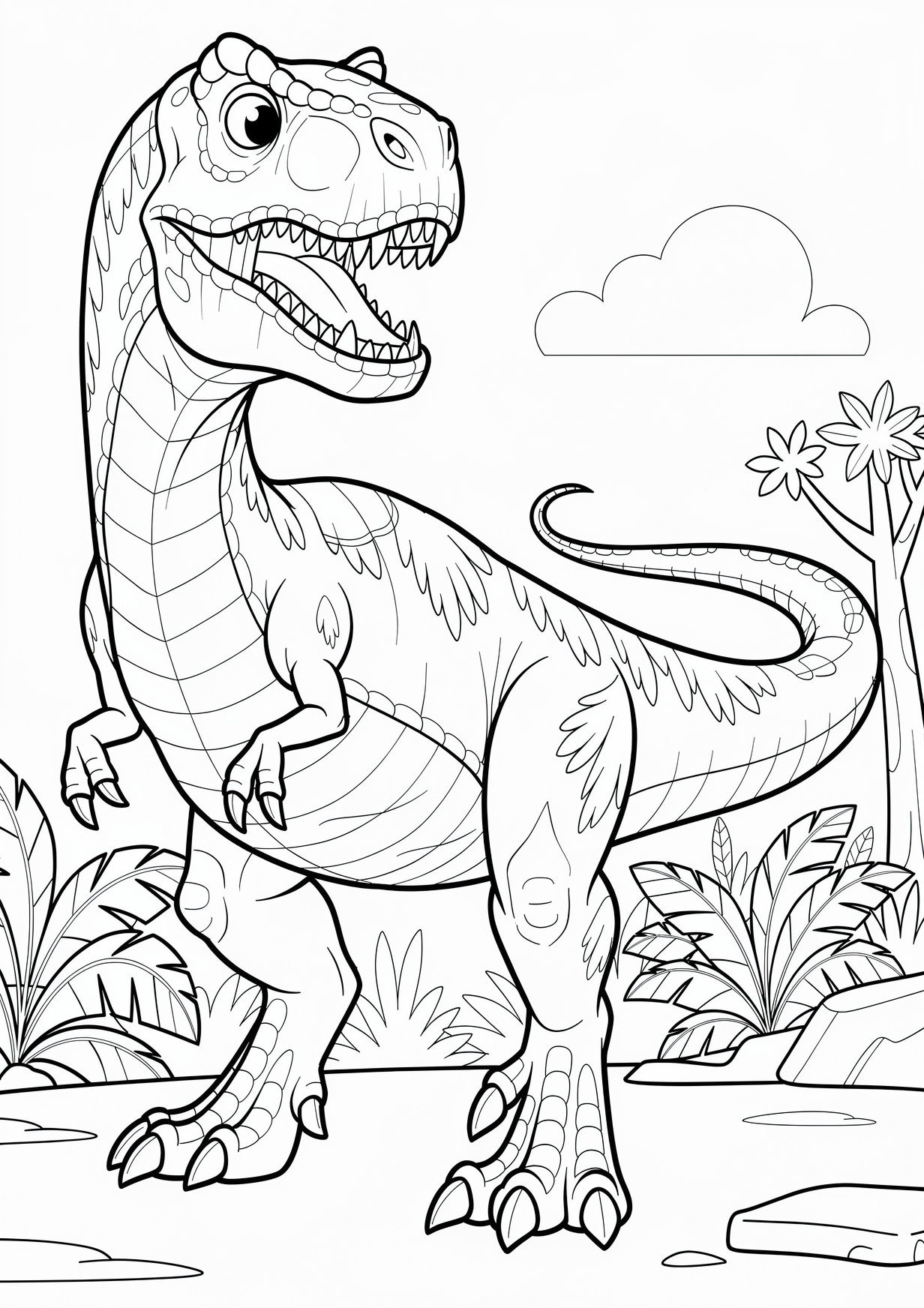 dinosaurio caricatura