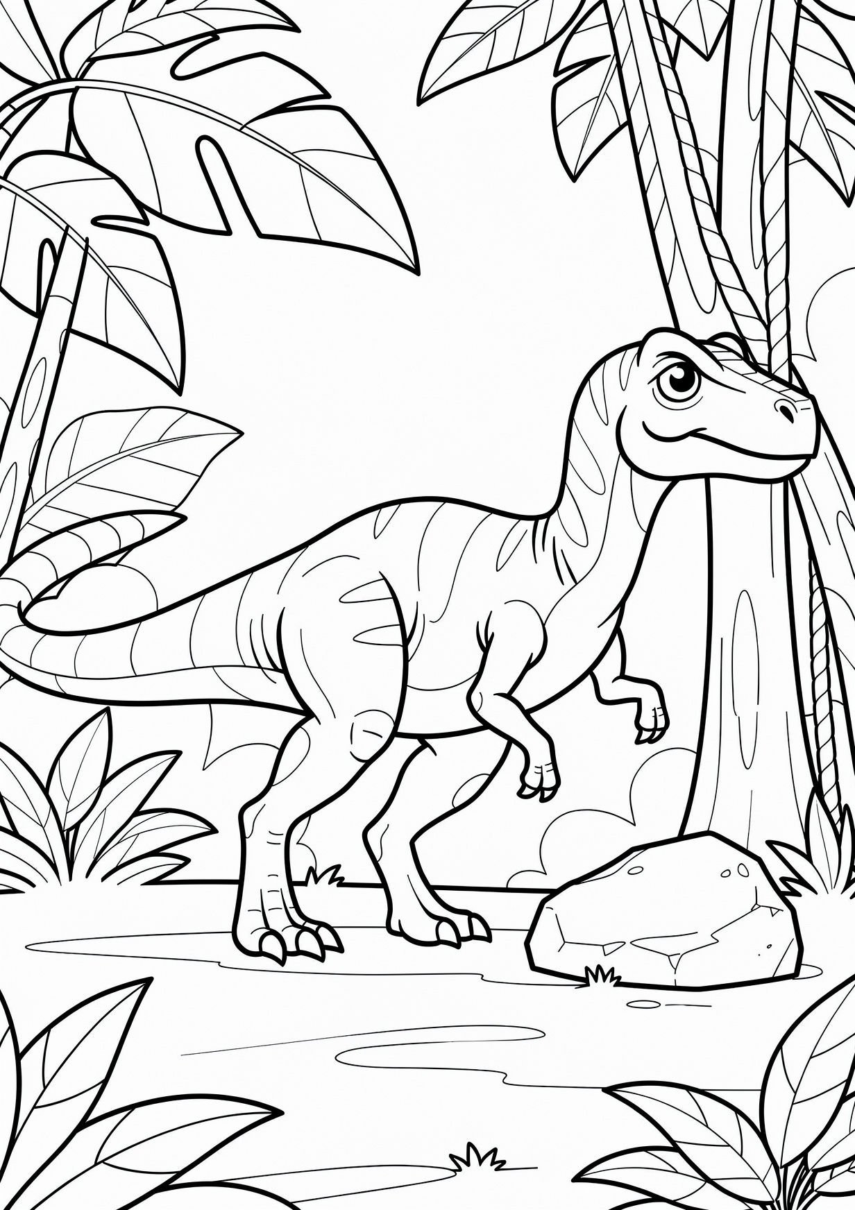 dinosaurio facil de dibujar