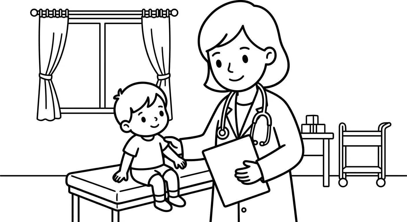 Doctor Coloring Page