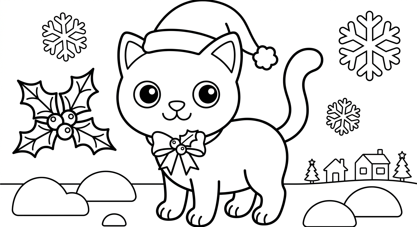 gato navidad