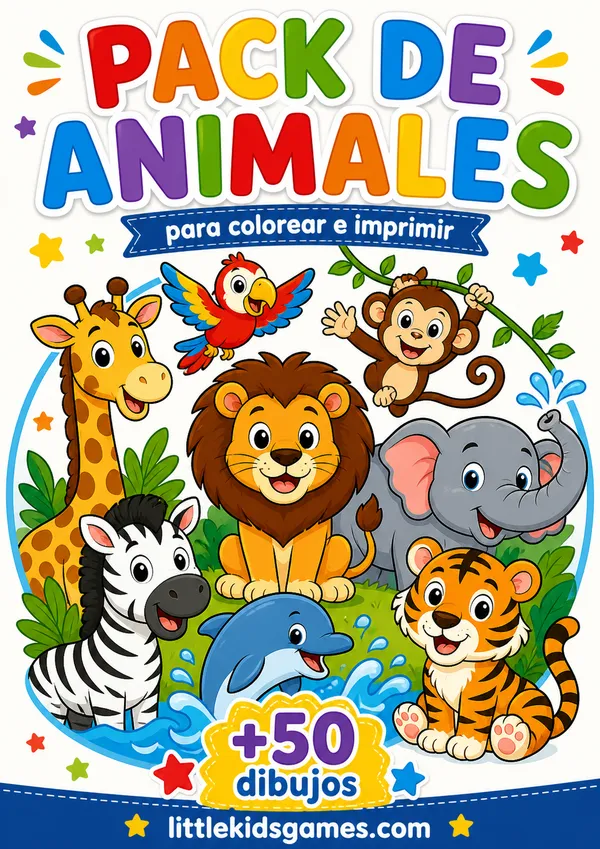 Mi Libro de Animales para Colorear
