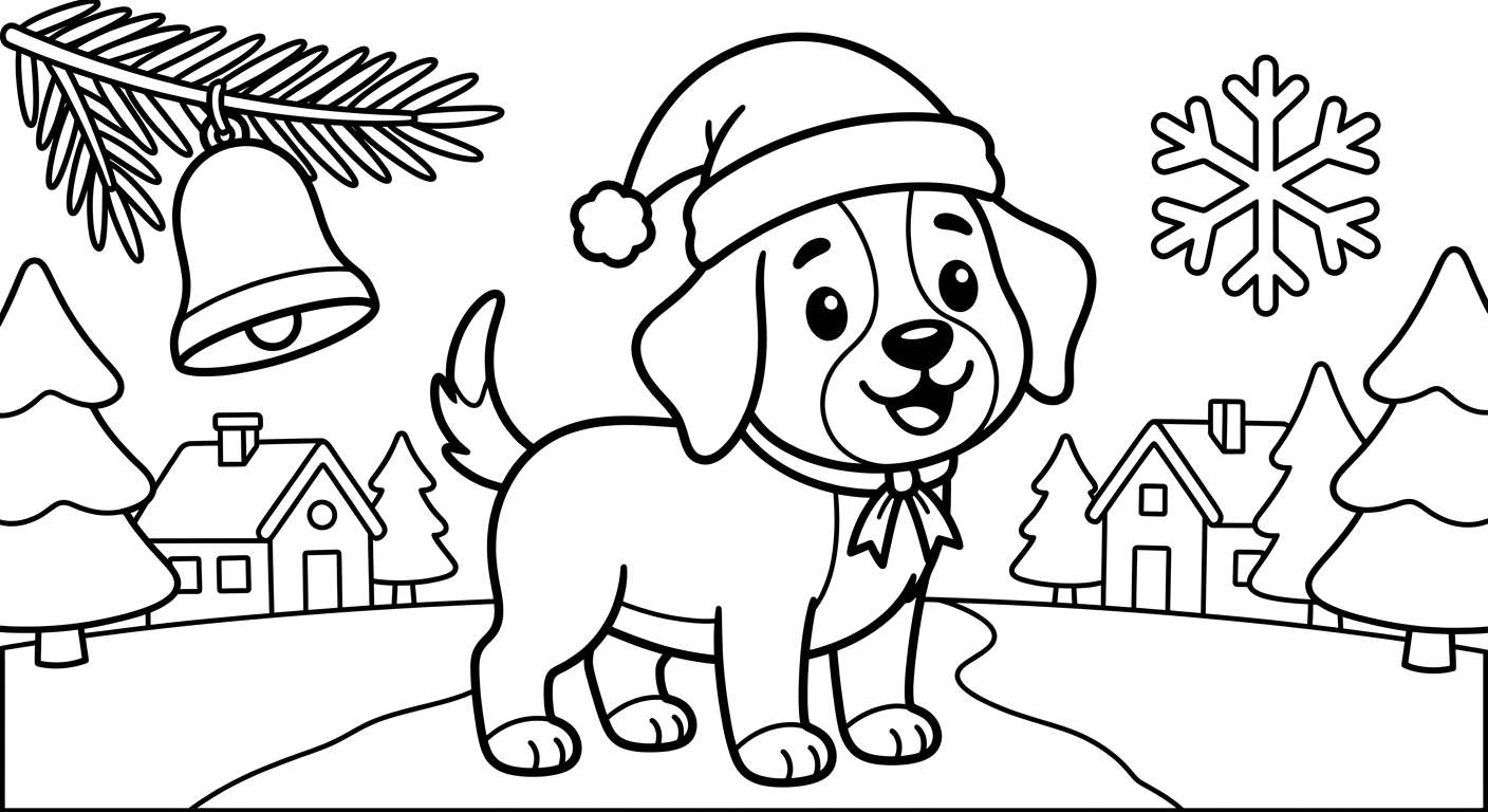 perro navidad
