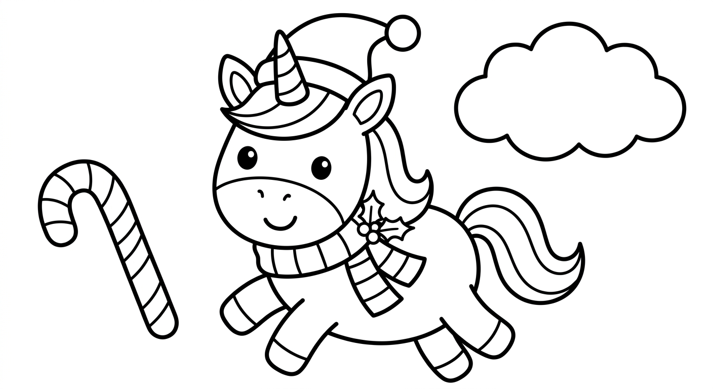 unicornio navidad