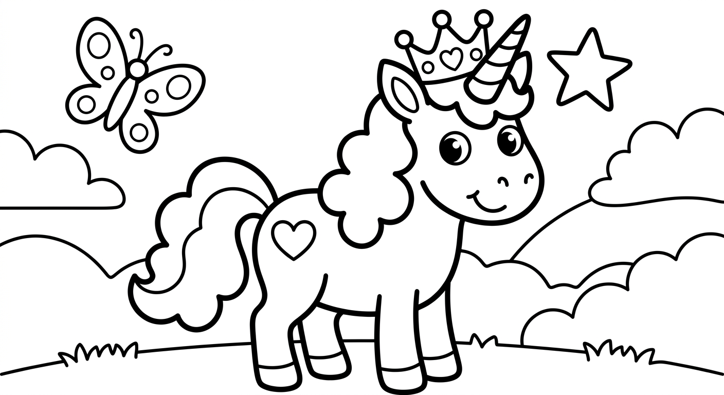 unicornio princesa
