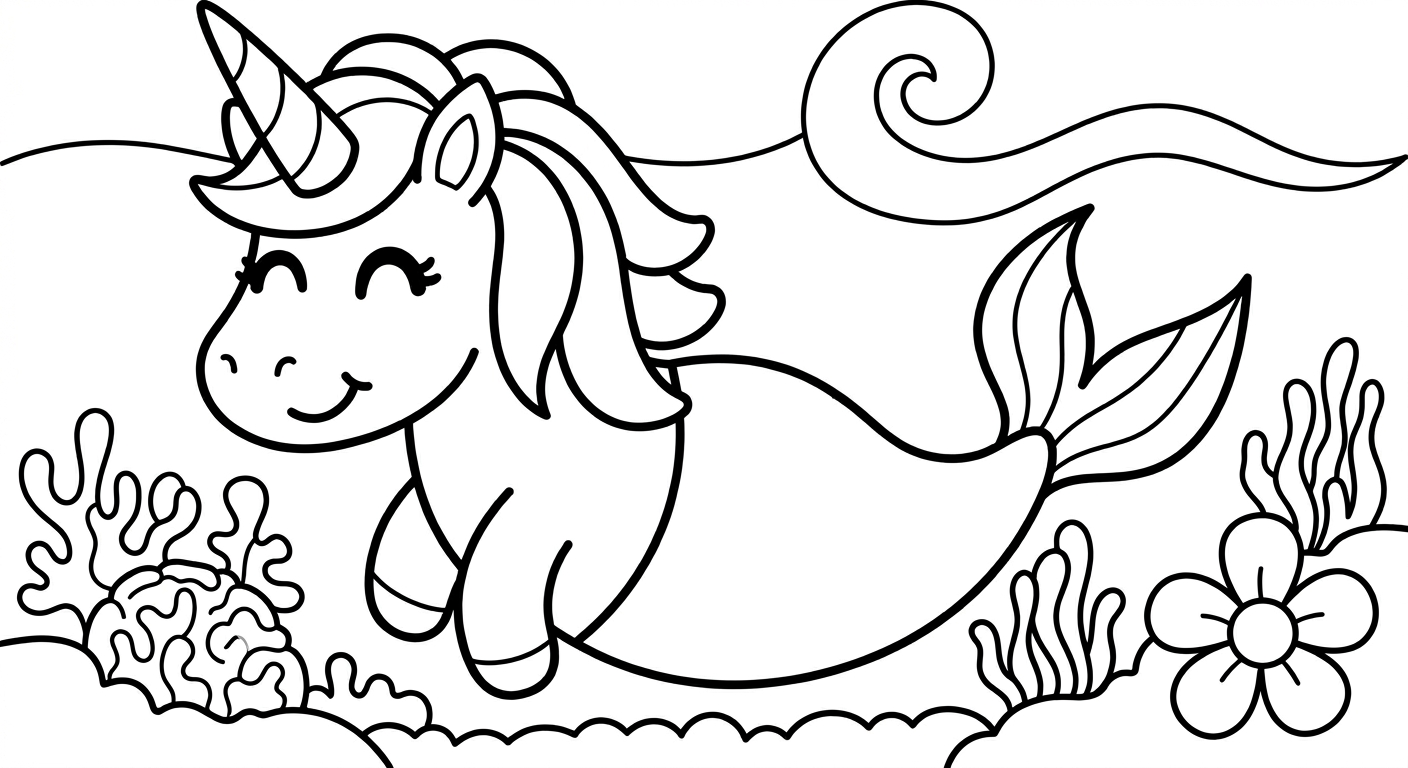 unicornio sirena