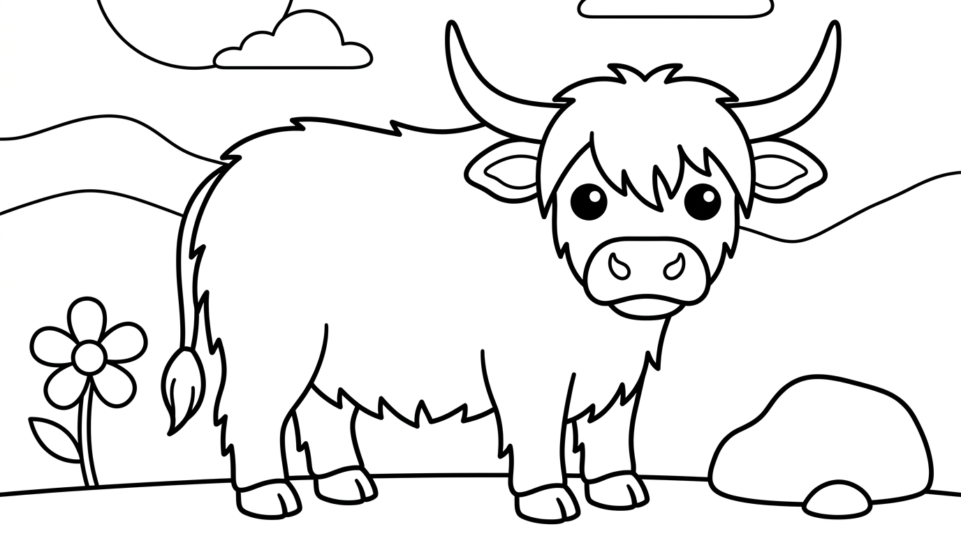 vaca con pelaje largo
