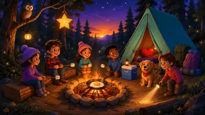Encontrando formas no acampamento
