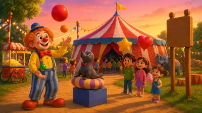 Encontrar formas no circo