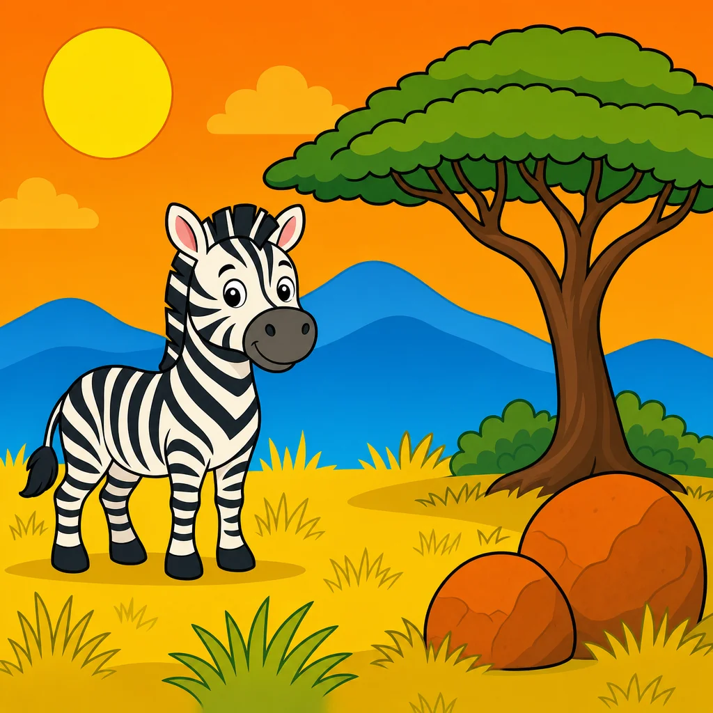 Quebra-cabeça de Zebra para Crianças de 2 a 8 Anos (4, 9 e 16 Peças)