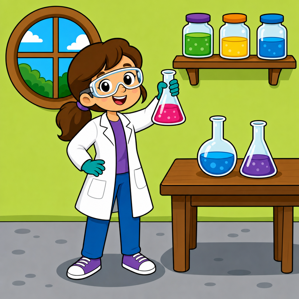 Quebra-cabeça de Cientista para Crianças de 2 a 8 Anos (4, 9 e 16 Peças)