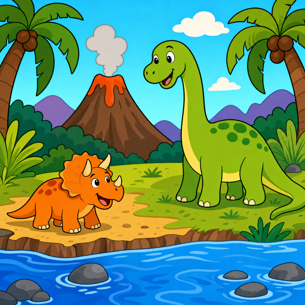 Quebra-cabeça de Dinossauros para Crianças de 2 a 8 Anos (4, 9 e 16 Peças)