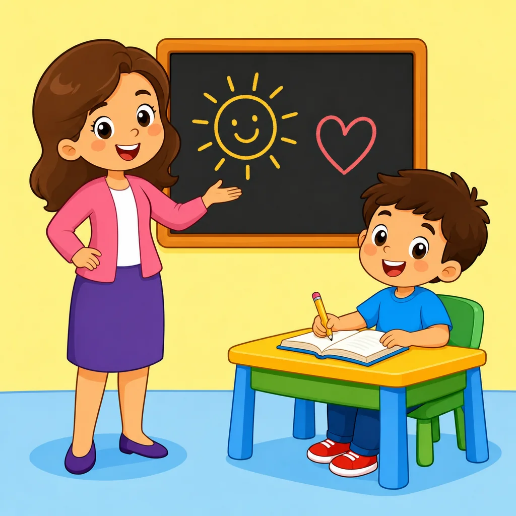 Quebra-cabeça de Escola para Crianças de 2 a 8 Anos (4, 9 e 16 Peças)