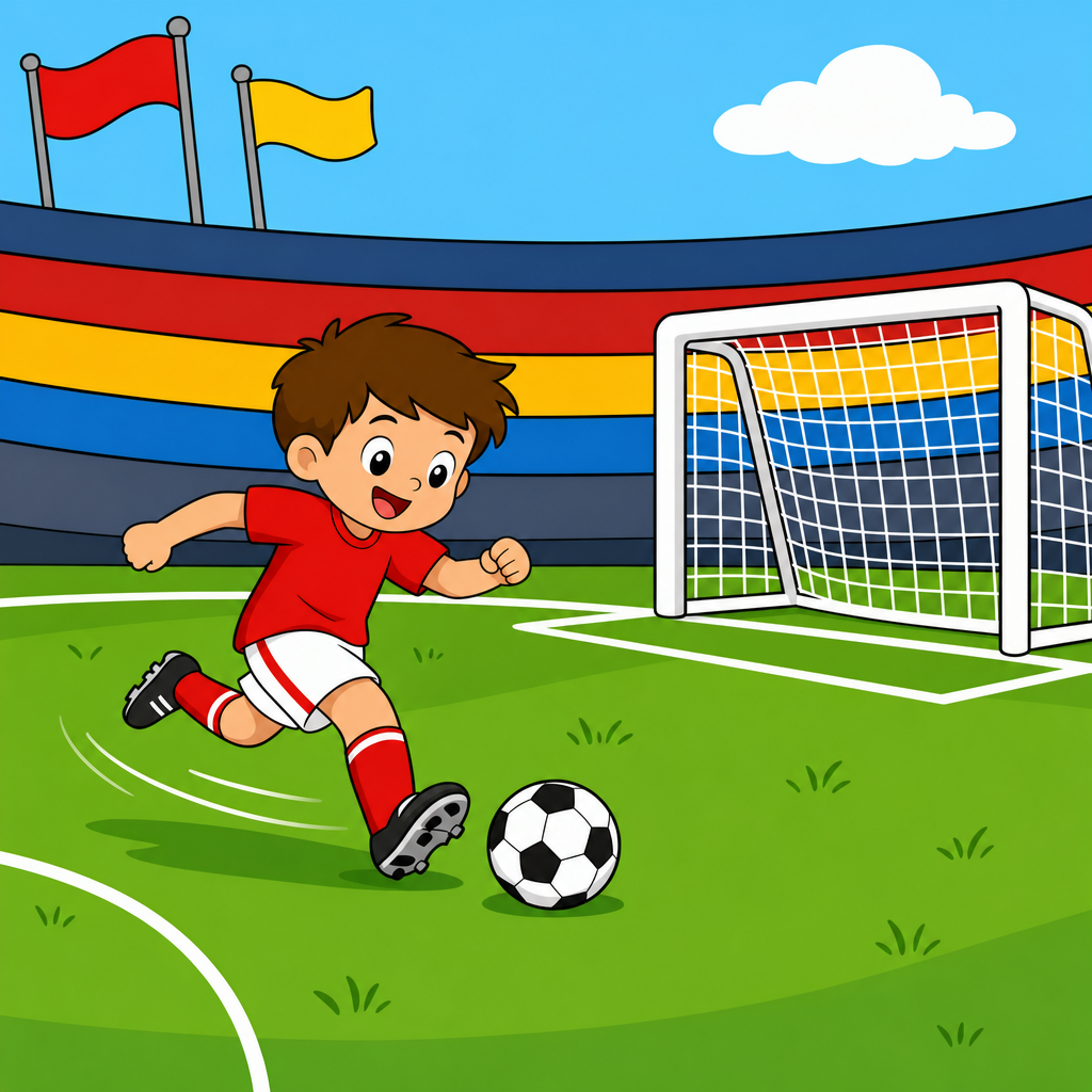 Quebra-cabeça de Futebol para Crianças de 2 a 8 Anos (4, 9 e 16 Peças)